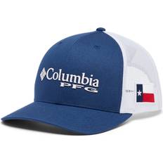 Hunting - Women Caps Columbia Unisex PFG Logo Mesh Snap Back Low, Carbon/White/TX Flag, One