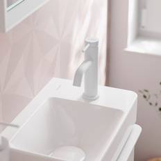 Hansgrohe Vit Tvättställsblandare Hansgrohe Tecturis S 80 Tvättställsblandare Mattvit Blå, Vit