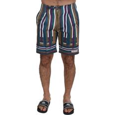 Randiga Shorts Dolce & Gabbana Randiga Bermuda Shorts för Män Green