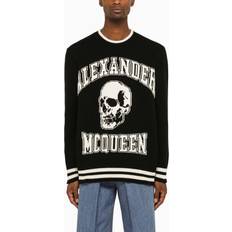 Alexander McQueen Pullover Aus Wollmischung Schwarz