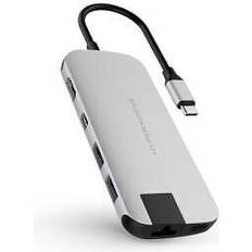 Hyper Concentradores USB Hyper Hub Slim USB-C Plateado