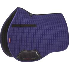 Leather Saddle Pads LeMieux Gp Suede Square, Ink Blue Ink Blue