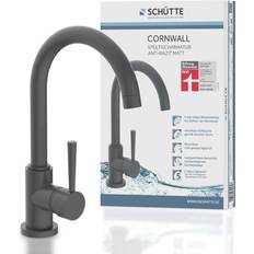 Armatur SCHÜTTE 360 Degree Swivel Kitchen Tap Matt Anthracite Grey