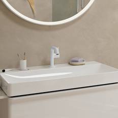 Hvid Håndvaskarmaturer Hansgrohe HG Tecturis S Hv Armatur 110 Håndvaskarmatur 130mm Hvid, Blå
