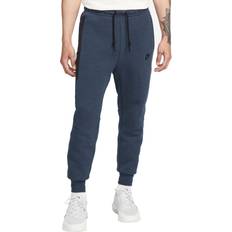 Nike men's sportswear tech fleece black NIKE Men's Sportswear Tech Fleece Joggers - Obsidian Heather/Black