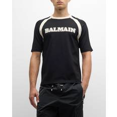 Polyamide - Unisex T-shirts Balmain Retro T-Shirt black