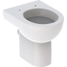 Weiß Toiletten Geberit Toilette Bidet, Flachspl-WC Renova wei stehend Keratec 203010600