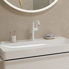 Vit Tvättställsblandare Hansgrohe Tecturis S Fine 210 Tvättställsblandare Vit Vit, Blå