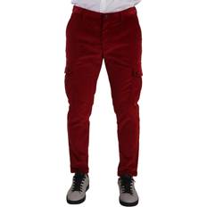 Cargobukser - Rød Dolce & Gabbana Bomuld Bukser Jeans Red IT44/XS