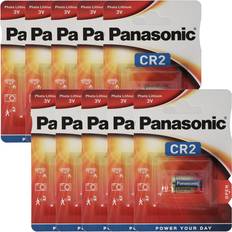 Panasonic cr2 lithium batterie cr2ep, cr-2 batterie 10er pack