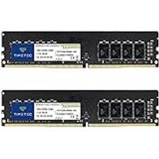 TIMETEC 32 GB KIT 2 x 16 GB DDR4 3200 MHz oder 2933 MHz oder 2666 MHz PC4-25600 CL22 1,2 V Non-ECC ungepuffert 2Rx8 Dual Rank 288 Pin UDIMM Desktop PC Computer Arbeitsspeicher RAM Modul Upgrade