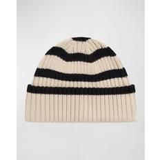 Stripes Beanies Toteme Signature hat light_sand no