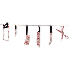 Blue Garlands Horror-Shop Blutige Werkzeug Girlande als Halloween Girlande zum dekorieren