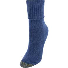 Gold - Women Socks Goldtoe Women's Bermuda Socks, 3-Pairs, Denim