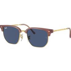 Ray-Ban Children New Clubmaster Kids Gold Frame Blue