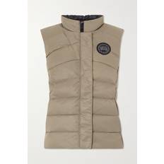 Canada Goose Women Vests Canada Goose Freestyle Zip Vest BLACK