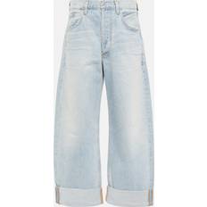 Citizens of Humanity High-Rise Wide-Leg Jeans Ayla blau