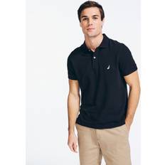 Nautica Men Polo Shirts Nautica Men's Mesh Polo Shirt Slim Fit - Black