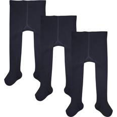 Baby's Ca-Soft Organic Cotton Tights 3-pack - Navy Blue