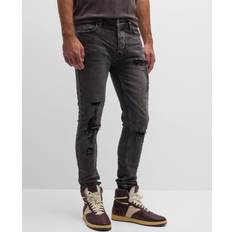 Ksubi Van Winkle Angst Trashed Jeans - Black