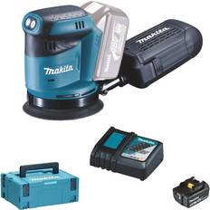 Makita Batteria Levigatrici Rotorbitali Makita Dbo 180 RT1J Batteria 18V + 1x 5.0Ah