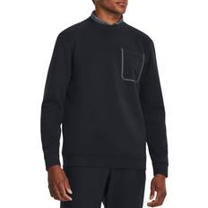 Black - Golf T-shirts Under Armour Tips Crew, Black, Golf