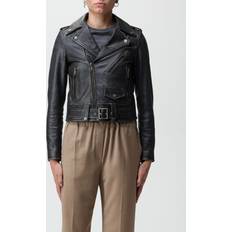 Femme - Or Vêtements d'extérieur GOLDEN GOOSE Chiodo Biker Jacket - Black