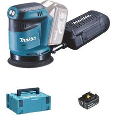 Makita Batteria Levigatrici Rotorbitali Makita Dbo 180 T1J Batteria 18V + 1x 5.0Ah + Valigetta