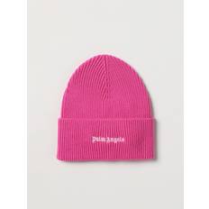 Palm Angels Dame Tilbehør Palm Angels Bonnet En Laine Mélangée - Rose