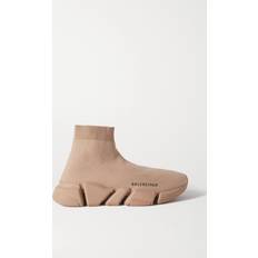 Balenciaga Speed 2.0 Recycled Knit Sneakers - Beige