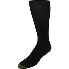 Gold Socks Goldtoe Men's Metropolitan Over-The-Calf Dress Socks, 3-Pairs, Black