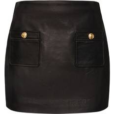 Leather - Midi Skirts Palm Angels Leather Mini Skirt Black