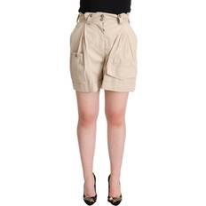 Cargoshorts - Dame Dolce & Gabbana Bomuld Bermuda Shorts Beige IT42/M