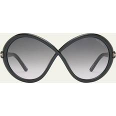 Tom Ford Jada Butterfly Sunglasses, 68mm