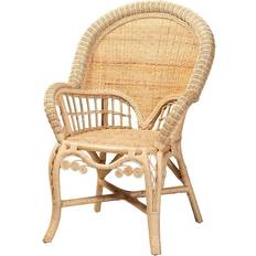 Brown Lounge Chairs Wholesale Interiors bali & pari Ratu Modern Bohemian Lounge Chair