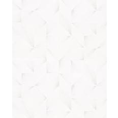 Retro Tapeten Marburg Galerie Imagine Off White Pearl Geometric Fan Embossed Wallpaper