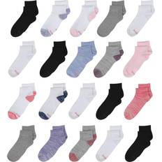 Underwear Hanes Girls' 20pk Ankle Socks Colors May Vary