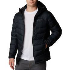 Columbia Herre Jakker Columbia Men's Autumn Park Down Hooded Jacket - Black