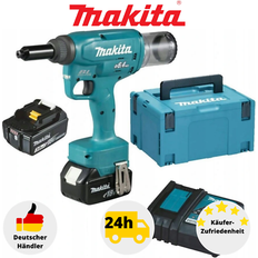 Makita Nietpistolen Makita DRV 250 RFJ Accu Blindklinknagelzetter 18 V 20 kN