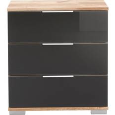 Zilver/Chroom Ladenkasten WIMEX Easy Plus Dark Gray/Brown Chest of Drawer 52x58cm