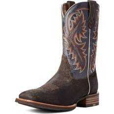 Blue - Men Riding Shoes Ariat Quickdraw Western Boot