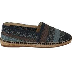 Dolce & Gabbana Espadrillas Dolce & Gabbana Blue Gray Slip On Buffalo Espadrille Shoes EU40/US7