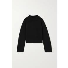 Canada Goose Donna Maglioni Canada Goose Womens Black High-neck Brand-appliqué Cashmere-blend Knitted Jumper