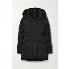 Canada Goose Marlow Daunenjacke Aus Gestepptem Ventera-material Mit Kapuze Schwarz