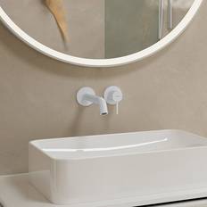 Vit Tvättställsblandare Hansgrohe Tecturis S Tvättställsblandare Vit Vit