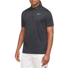 Nike dri fit polo white Nike Dri-Fit Tour Anthracite White Polo