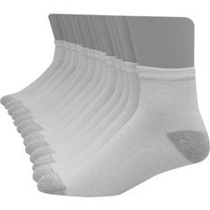 Rayon Underwear Hanes Ultimate Men's Ankle Socks, 12-Pairs White 6-12