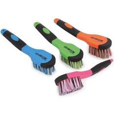 Shires Ezi-Groom Grip Bucket Brush - Orange