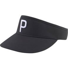 Puma Accessories Puma Men's P Adjustable Visor Black/Bright White ONE_SIZE