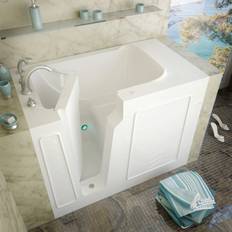 Fiberglass Built-In Bathtubs Meditub MediTub 2952LS 52" Fiberglass Soaking Walk In Tub